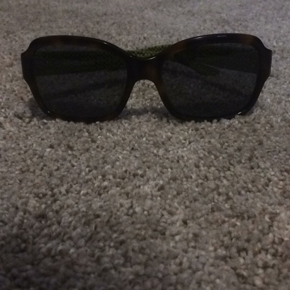 Coach prescription sunglasses.
